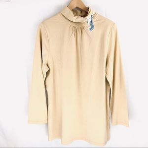 Liz & Me Essentials Turtleneck Knit Top Womens 14W
